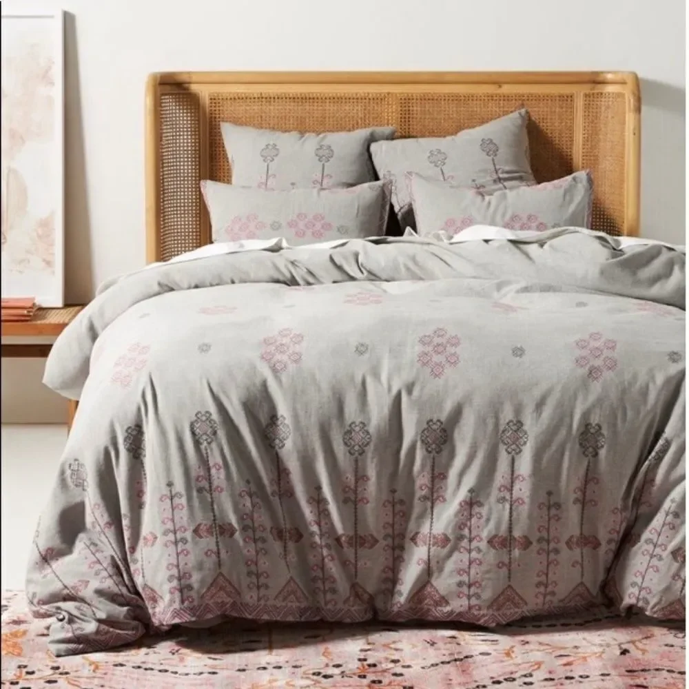 Embroidered Natalio Euro Sham